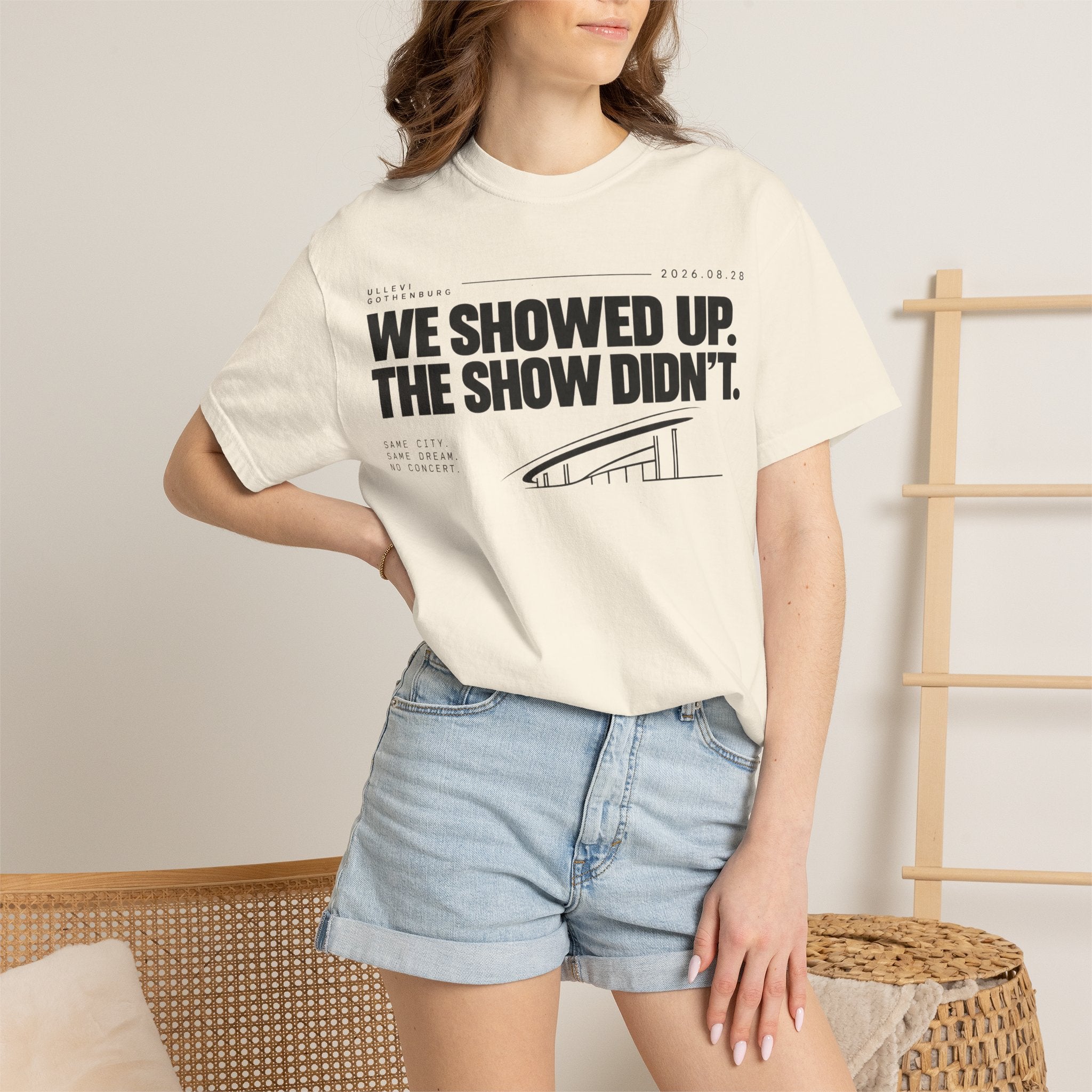 WE SHOWED UP. THE SHOW DIDN’T.