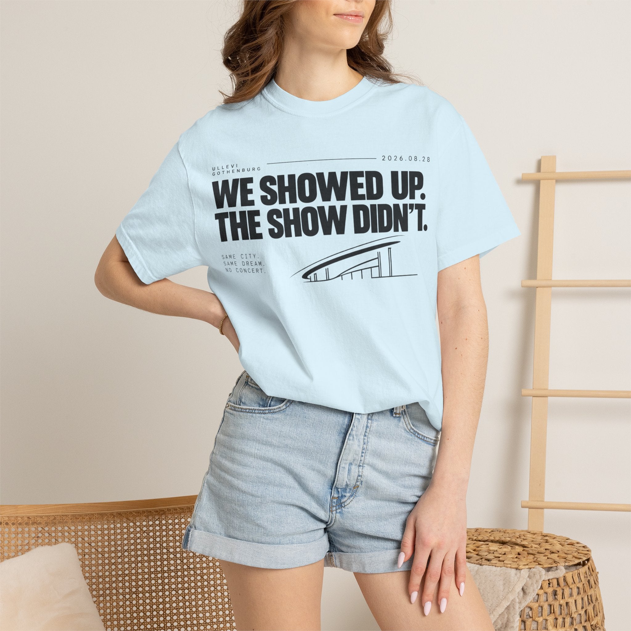 WE SHOWED UP. THE SHOW DIDN’T.