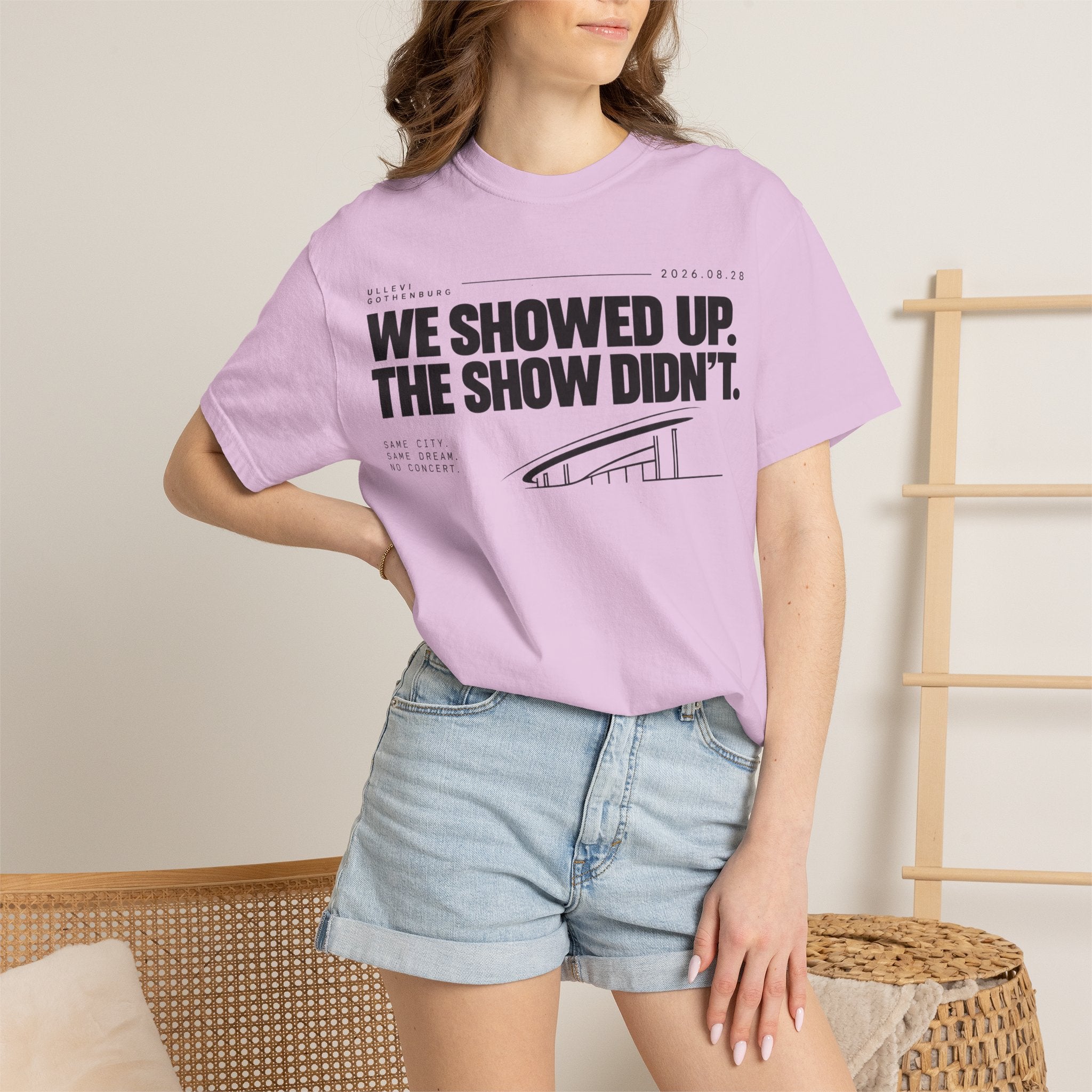 WE SHOWED UP. THE SHOW DIDN’T.
