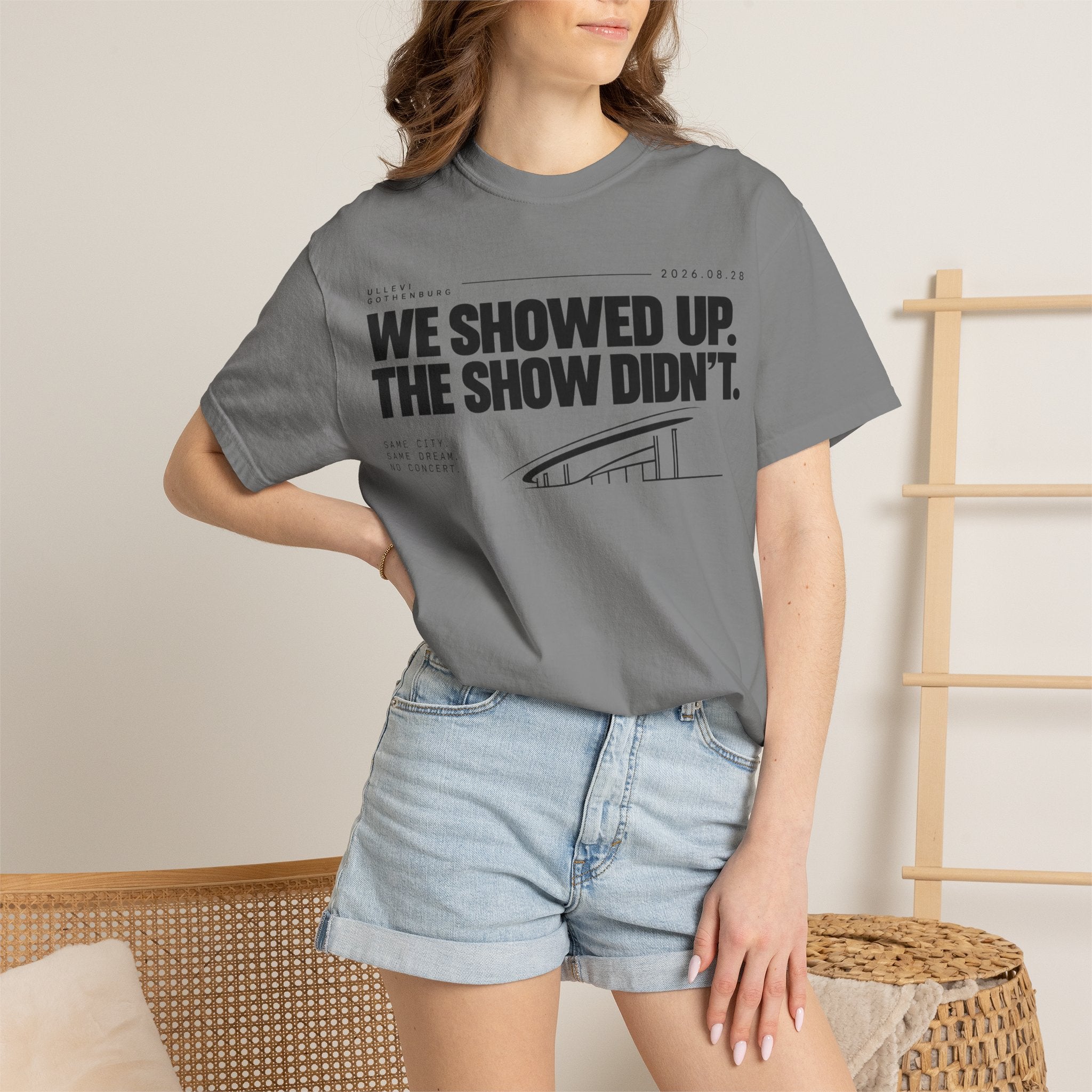 WE SHOWED UP. THE SHOW DIDN’T.